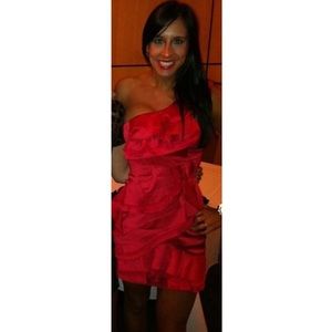 BCBG Max Azria "Jones" Red Dress